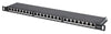 Pannello Patch 24 Posti 19'' 0.5U Cat6a Schermato Nero