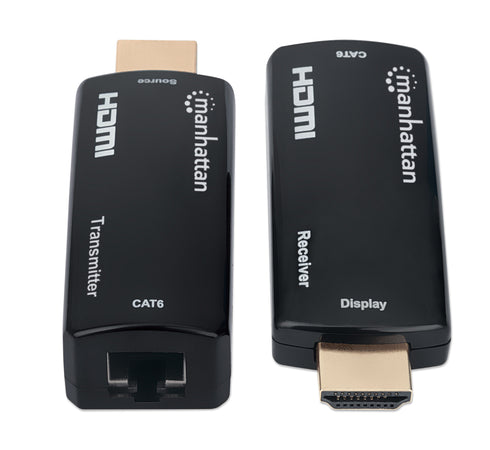 Extender HDMI Over Ethernet 1080p Compatto Nero