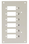 Pannello Frontale 6 Connessioni SC-Duplex per Box Ottico