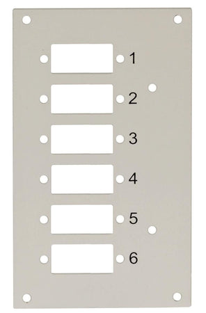 Pannello Frontale 6 Connessioni SC-Duplex per Box Ottico