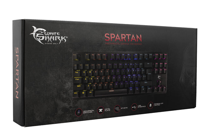 Tastiera Gaming Meccanica in Metallo RGB LED GK-1925