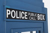 Libreria cabina telefonica Inglese Police, Mobile londinese con vetri laterali