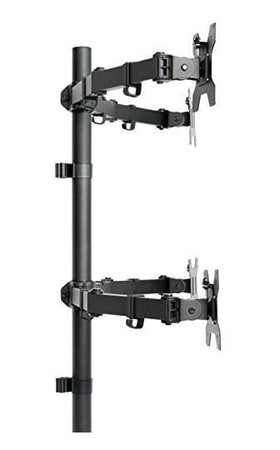 Supporto da scrivania per 4 Monitor 13-27'' con morsetto