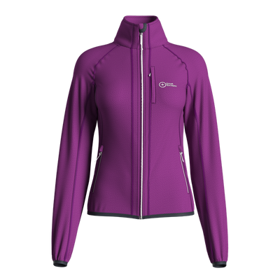 Great Escapes Roseg lady long zip fleece jacket grapejuice