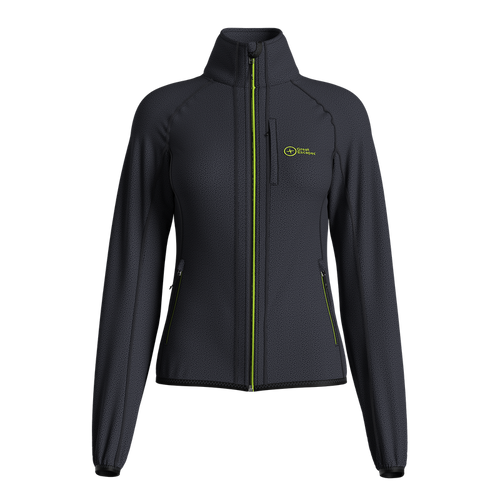 Great Escapes Roseg lady long zip fleece jacket black