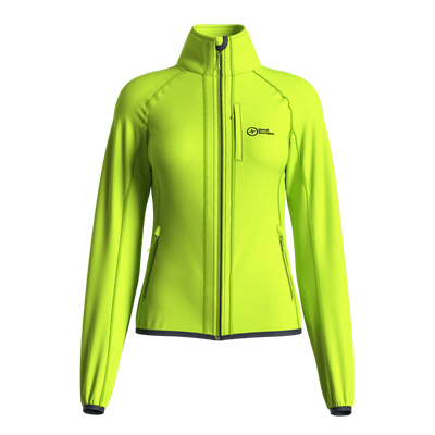 Great Escapes Roseg lady long zip fleece jacket lime green