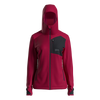 Great Escapes Cosmique lady long zip fleece jacket persian red