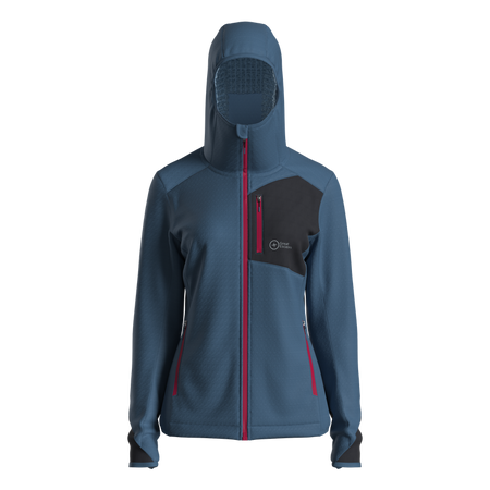 Great Escapes Cosmique lady long zip fleece jacket stellar
