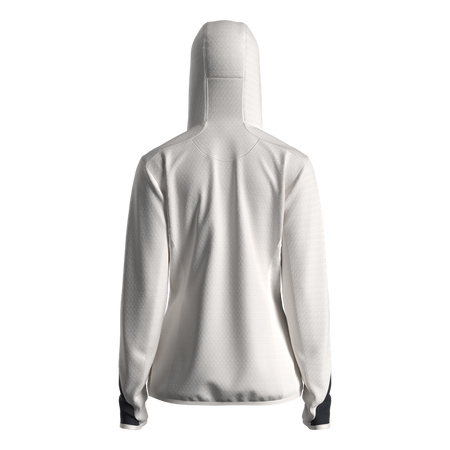 Great Escapes Cosmique lady long zip fleece jacket white alyssum