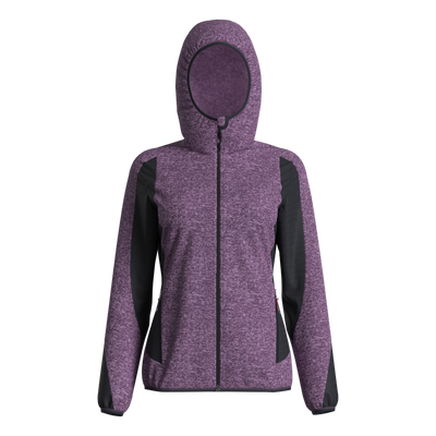 Great Escapes Lucy lady wool look fleece chinese violet/vulcan