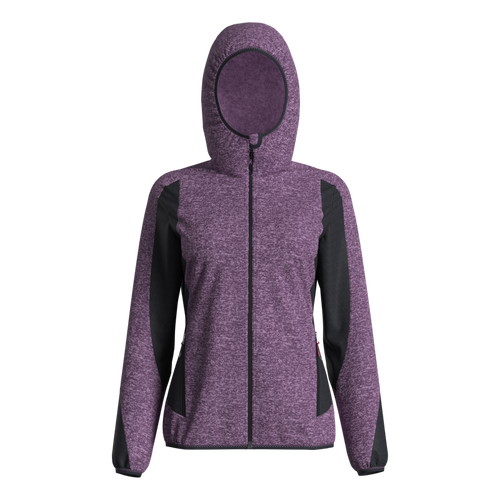 Great Escapes Lucy lady wool look fleece chinese violet/vulcan