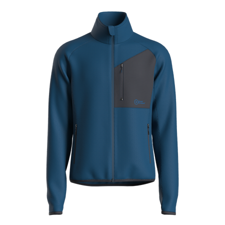 Great Escapes Roseg man long zip fleece gibraltar sea