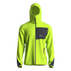 Great Escapes Cosmique man long zip fleece jacket lime green