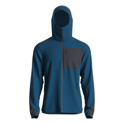 Great Escapes Cosmique man long zip fleece jacket gibraltar sea