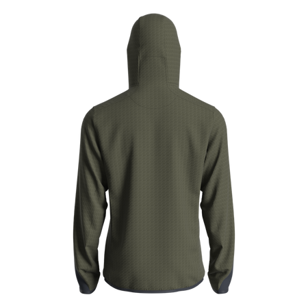 Great Escapes Cosmique man long zip fleece jacket forest night