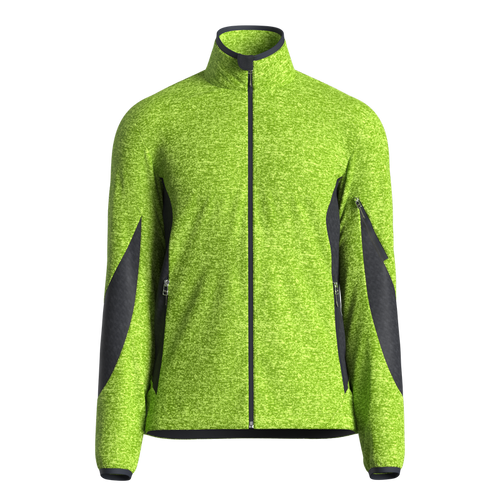 Great Escapes Brian man wool look fleece lime green