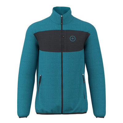 Great Escapes Trela man fleece full zip enamel blue