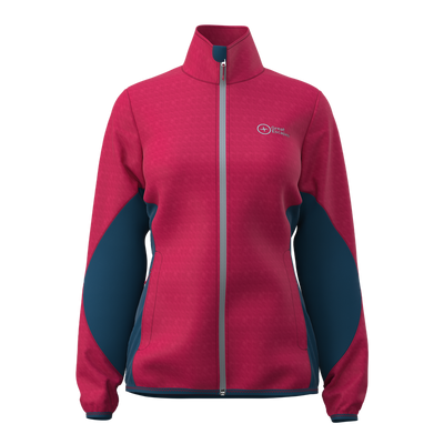 Great Escapes Tresero evo lady mid layer full zip persian red/gibraltar sea
