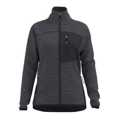 Great Escapes Henry lady full zip light fleece jacket vulcan