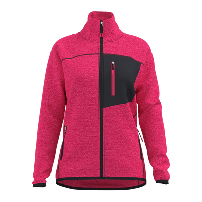 Great Escapes Henry lady full zip light fleece jacket raspberry