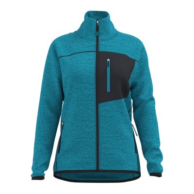 Great Escapes Henry lady full zip light fleece jacket enamel blue