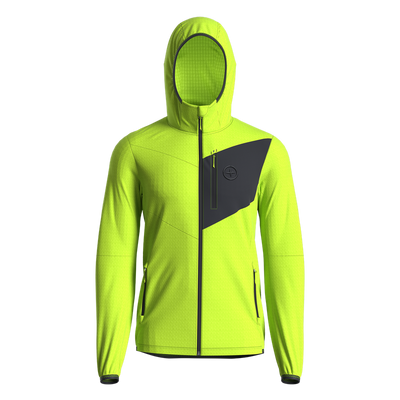 Great Escapes Harriman man lighy fleece jaket lime green