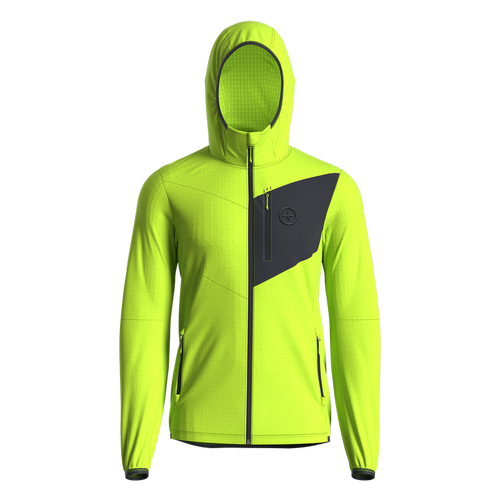 Great Escapes Harriman man lighy fleece jaket lime green