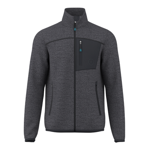 Great Escapes Henry men full zip light fleece jachet vulcan