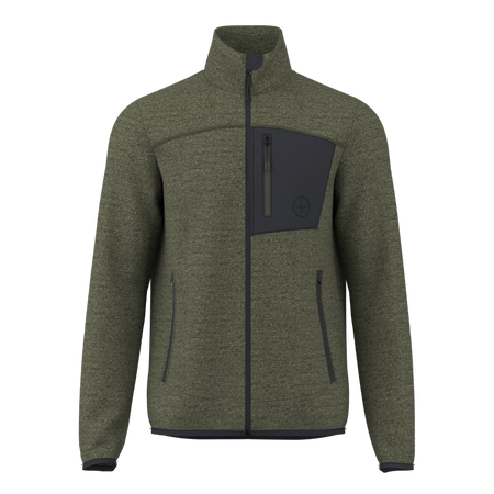 Great Escapes Henry men full zip light fleece jachet forest night
