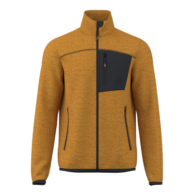 Great Escapes Henry men full zip light fleece jachet bronze