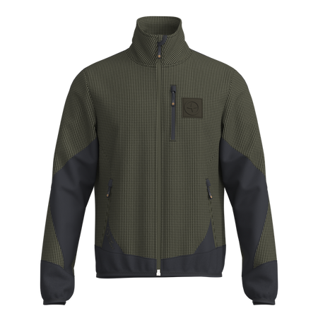 Great Escapes Federic man fleece jacket full zip forest night/black