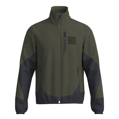 Great Escapes Federic man fleece jacket full zip forest night/black