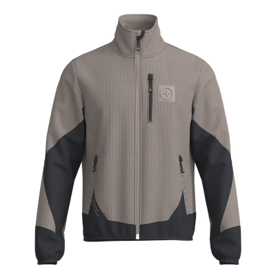 Great Escapes Federic man fleece jacket full zip driftwood