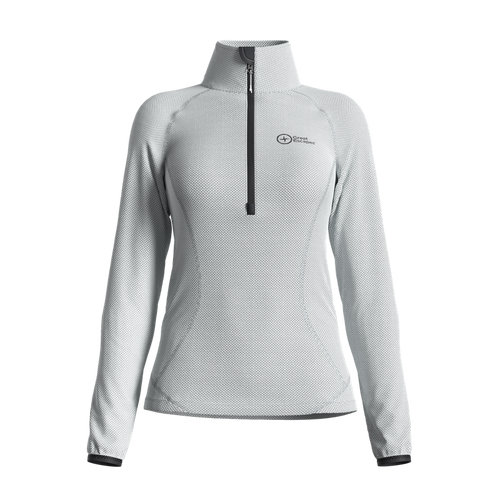 Great Escapes ADAMELLO lady light fleece halfa zip oyster
