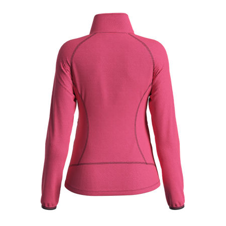 Great Escapes ADAMELLO lady light fleece halfa zip raspberry