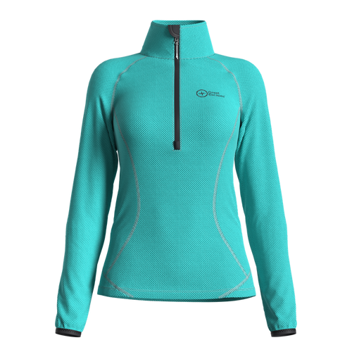 Great Escapes ADAMELLO lady light fleece halfa zip ceramic