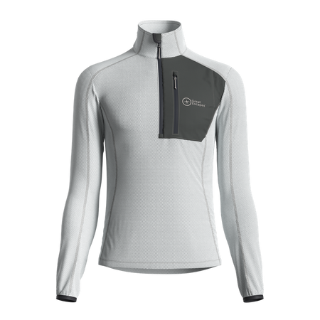 Great Escapes ADAMELLO lady light fleece halfa zip oyster