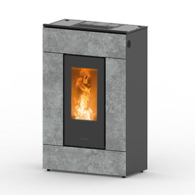 Thermorossi Stufa a Pellet SlimQuadro Lumia Stone 10,2 kW