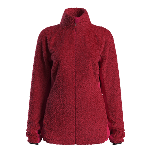 Great Escapes Pigot lady mid fleece jacket persian red