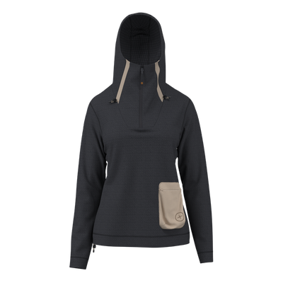 Great Escapes Rims lady fleece half zip vulcan