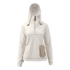 Great Escapes Rims lady fleece half zip white alyssum