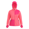 Great Escapes Coxe evo lady tech fleece full zip calypso coral/raspberry