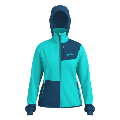 Great Escapes Coxe evo lady tech fleece full zip ceramic