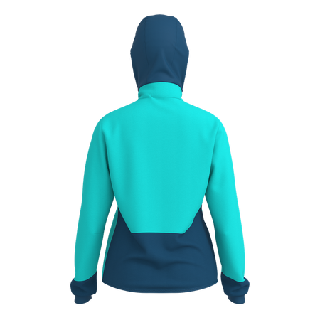 Great Escapes Coxe evo lady tech fleece full zip ceramic
