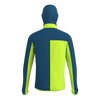 Great Escapes Coxe evo man tech fleece full zip gibraltar sea / lime green