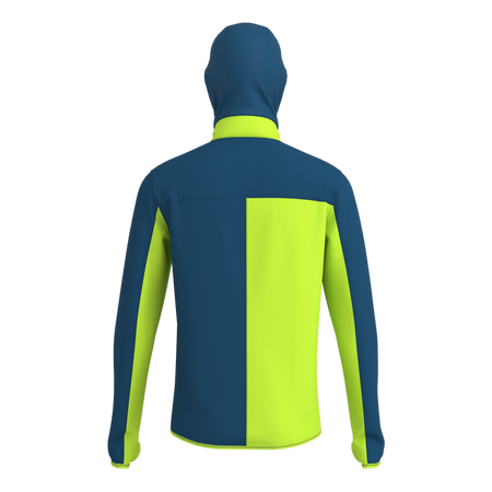 Great Escapes Coxe evo man tech fleece full zip gibraltar sea / lime green