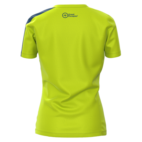Great Escapes Tremiti evo lady t-shirt B gibraltar sea / lime green