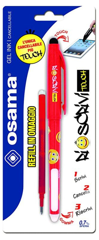 Osama Blister Penna+Refil Ri-Scrivi Rosso