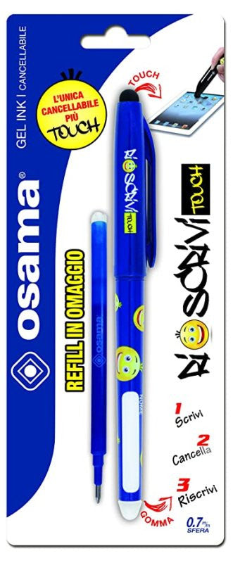 Osama Blister Penna+Refil Ri-Scrivi Blu