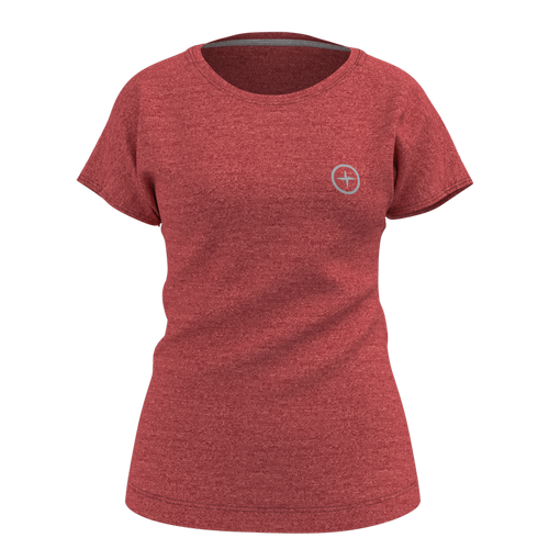 Great Escapes Linda lady t-shirt mineral red